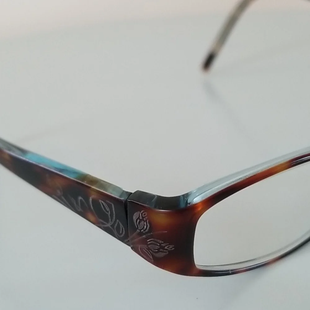 Bulova Galena Eyeglass Tortoise/Blue Frames